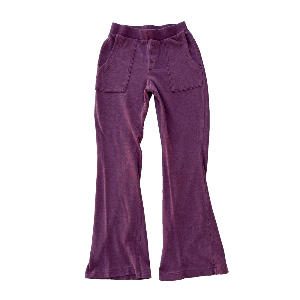 Intimately Free People Babe I'm Yours Slim Flare Pants Women's Size XS Pink